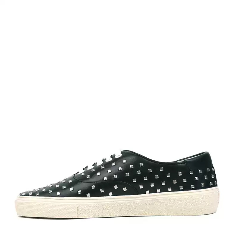 Saint Laurent Tie Casual Sports Shoes In Black