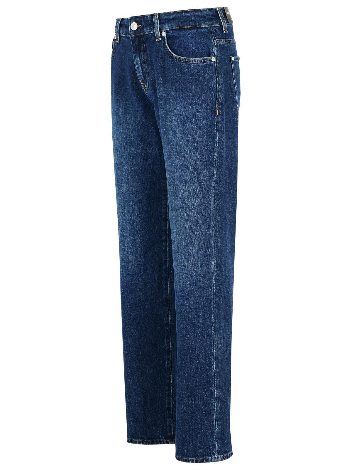 7 For All Mankind Straight-leg Jeans In Blue