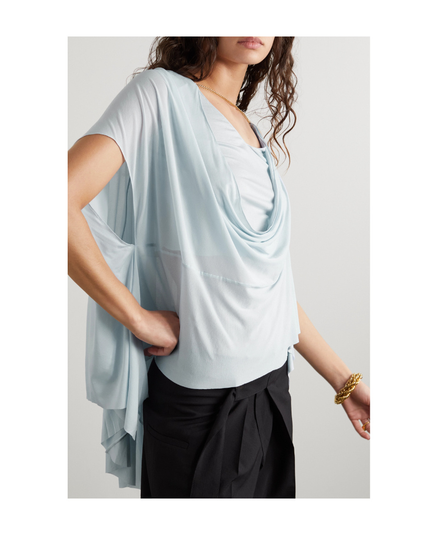 Loewe Pleated Blouse In White