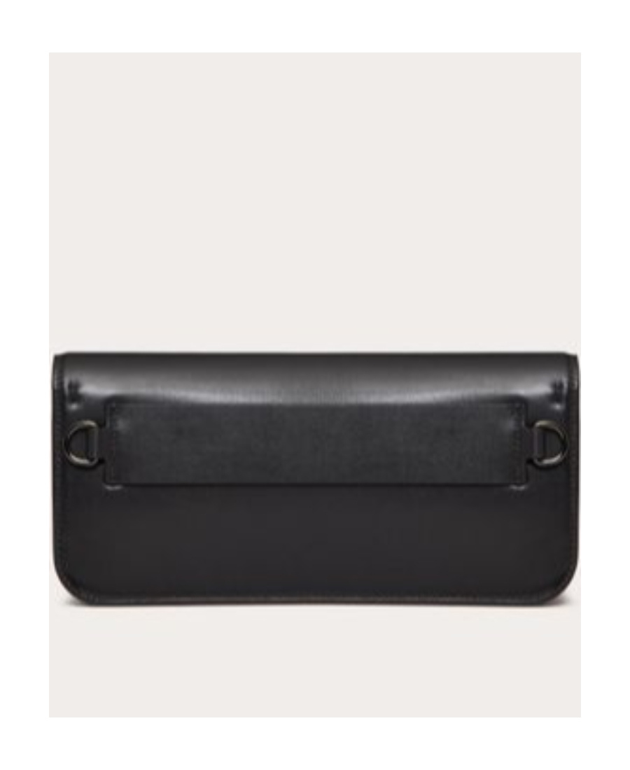 Valentino Vlogo Shoulder Bag In Black