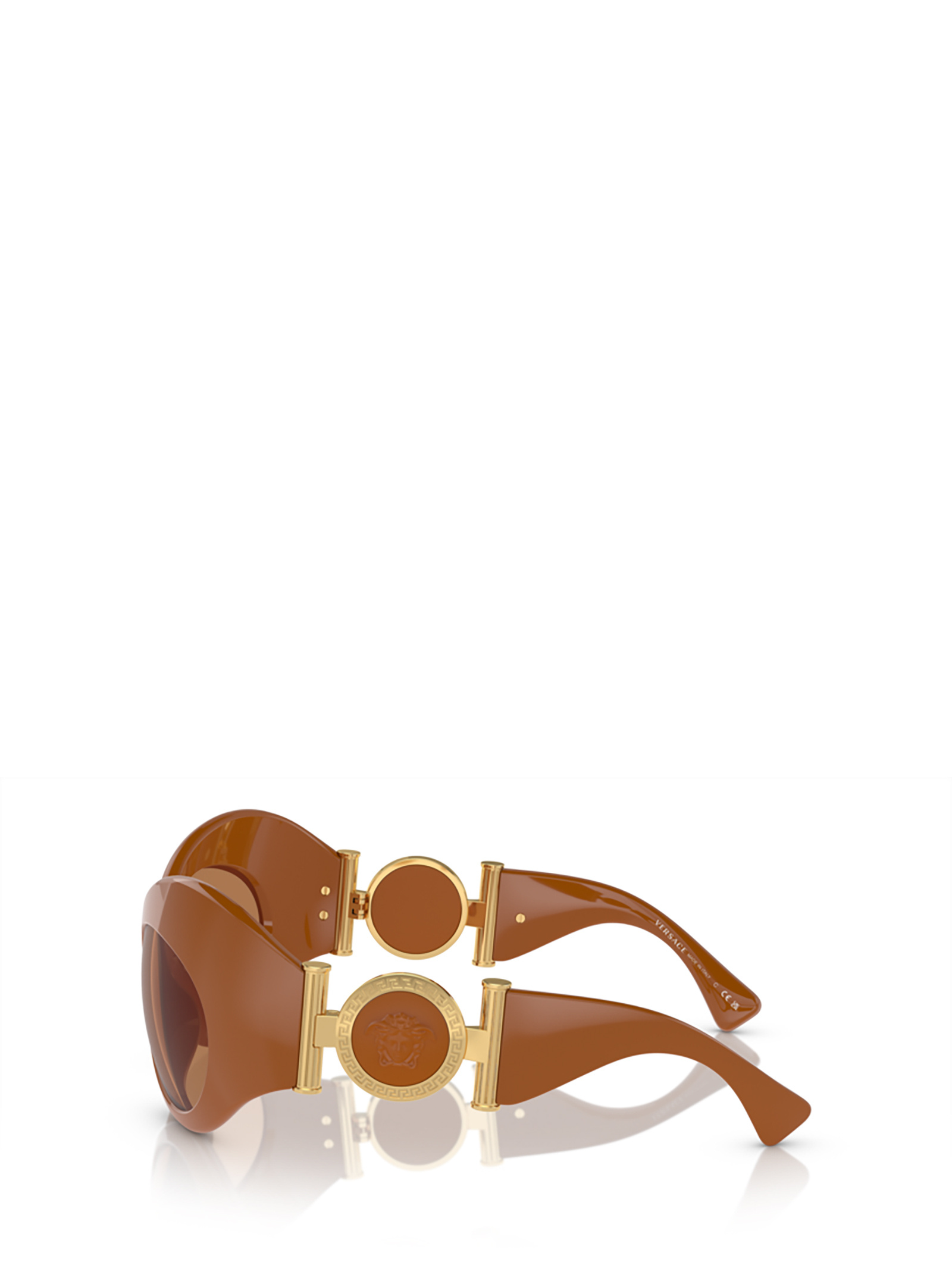 Versace Bronze Irregular Ladies Sunglasses Ve4462 544773 58