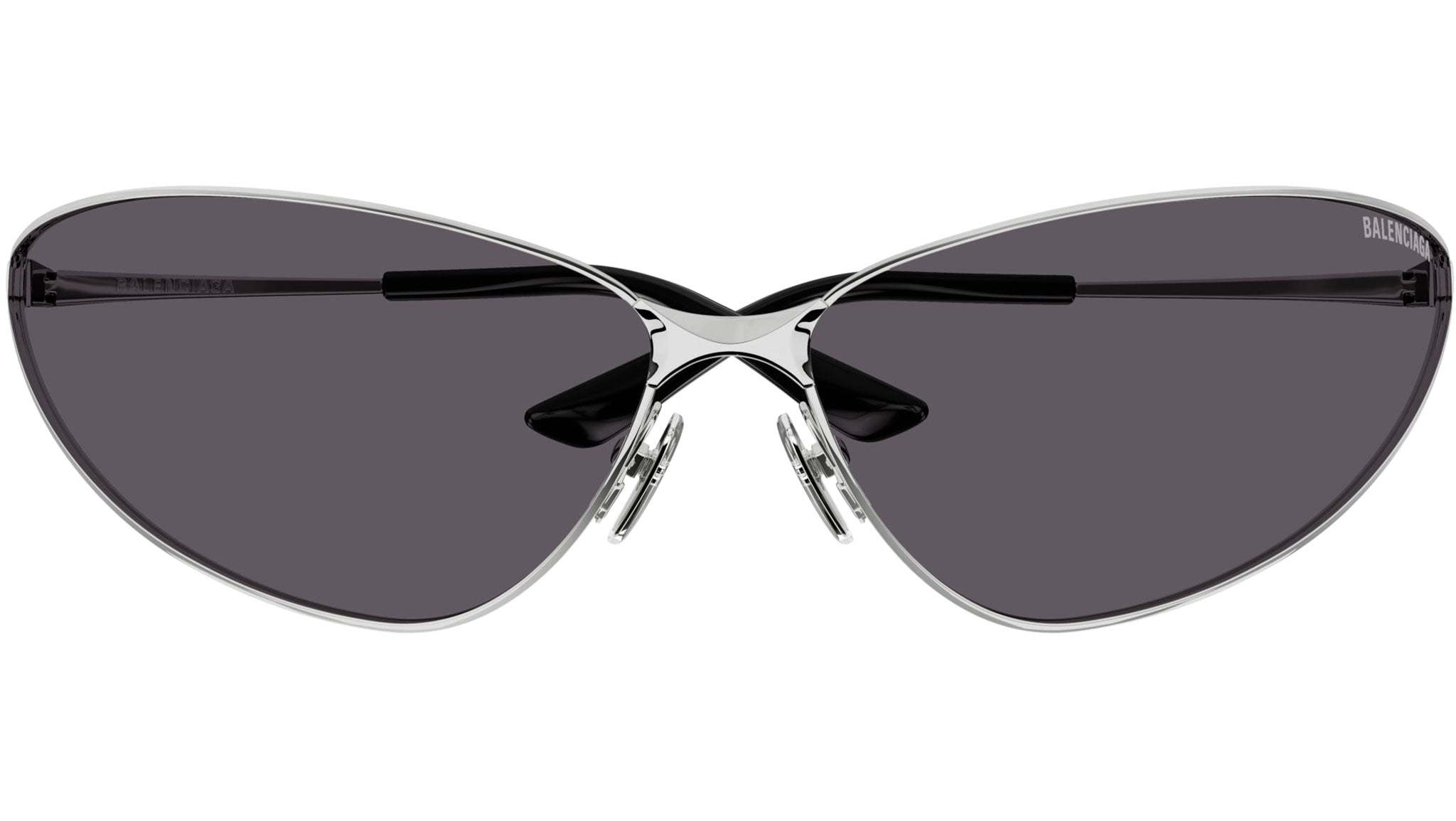 Balenciaga Razor Cat-eye Sunglasses In Gray