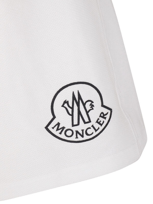 Moncler Wide-leg Shorts In White