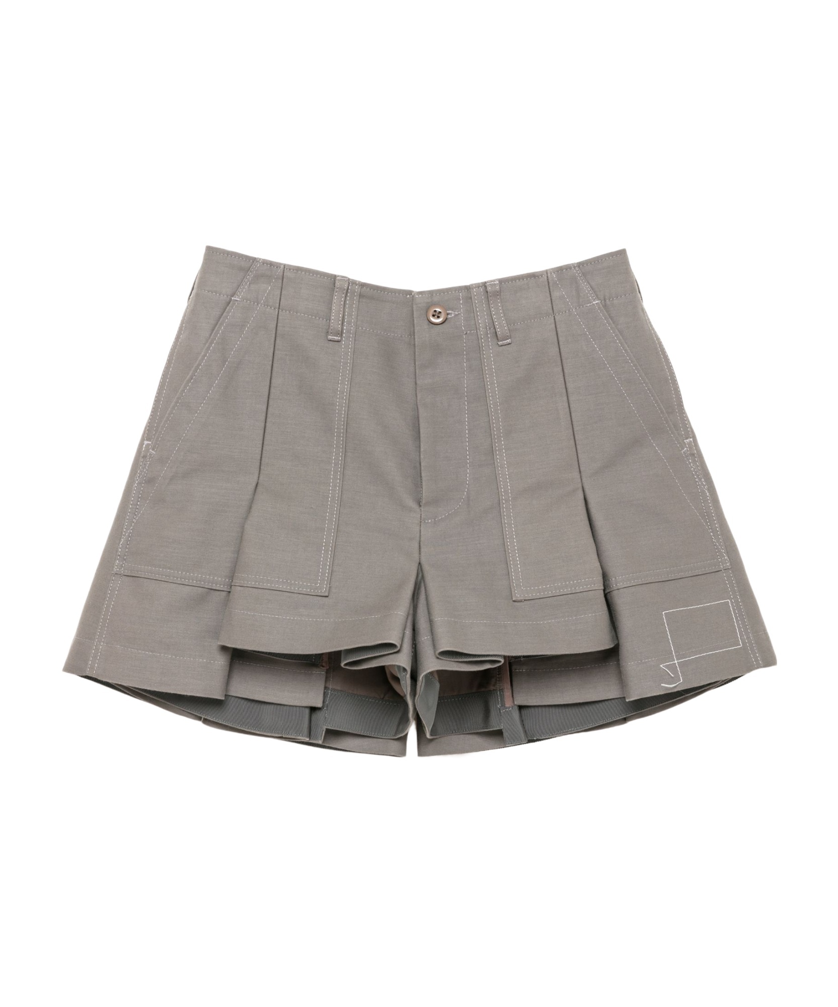 Sacai Wtaps Shorts In Gray