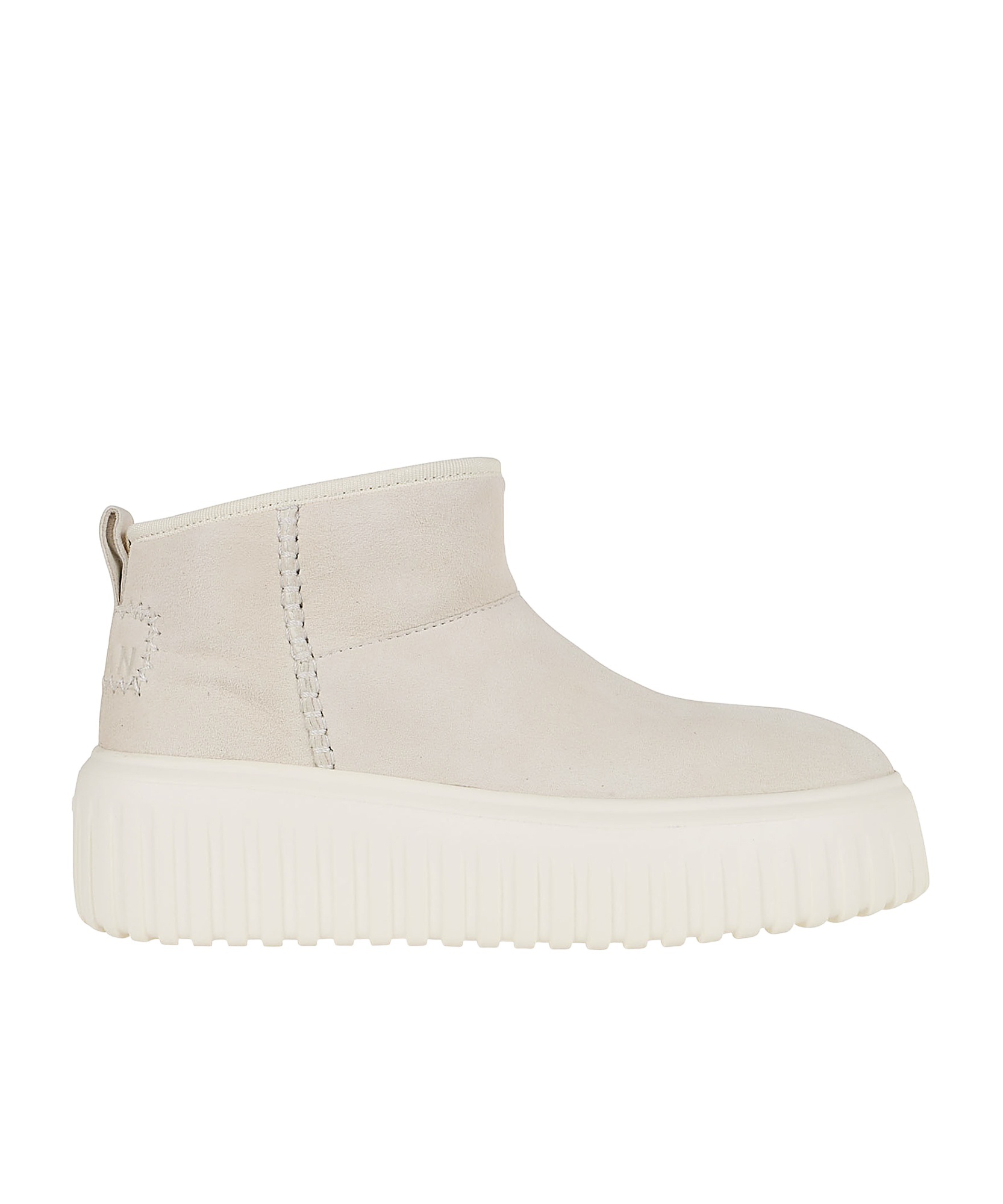Hogan Basso Logo-print Boots In White