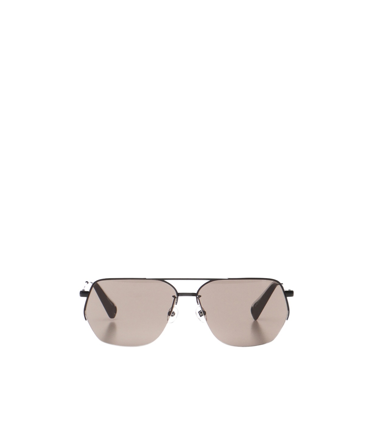 Jacquemus Half-frame Sunglasses In Nude