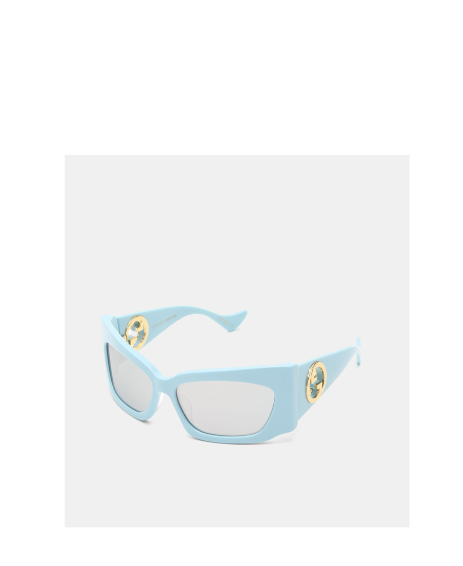 Gucci Square-frame Sunglasses In Blue