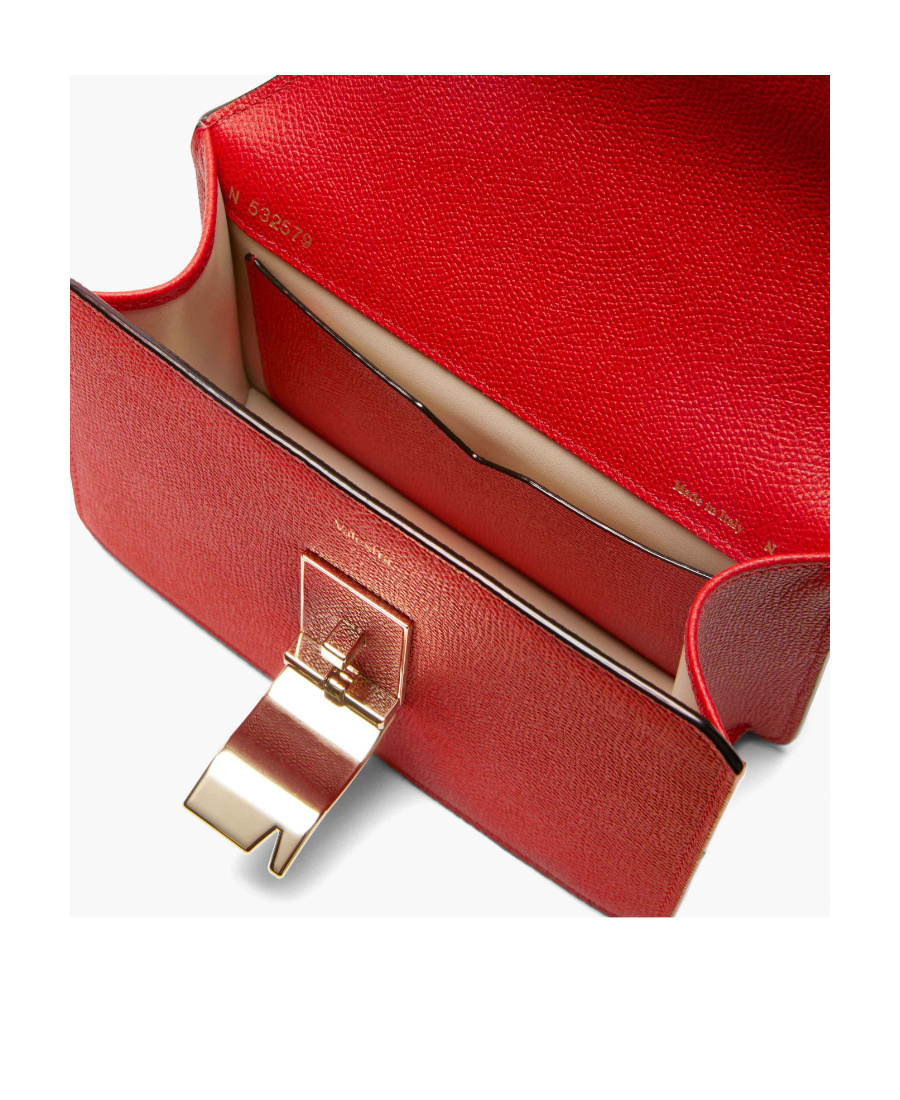 Valextra Nolo Mini Crossbody Bag In Red