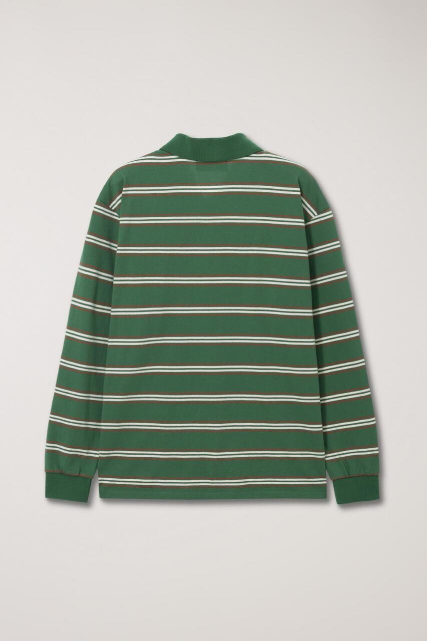 Dunst Unisex Multi Stripe T-shirt In Green
