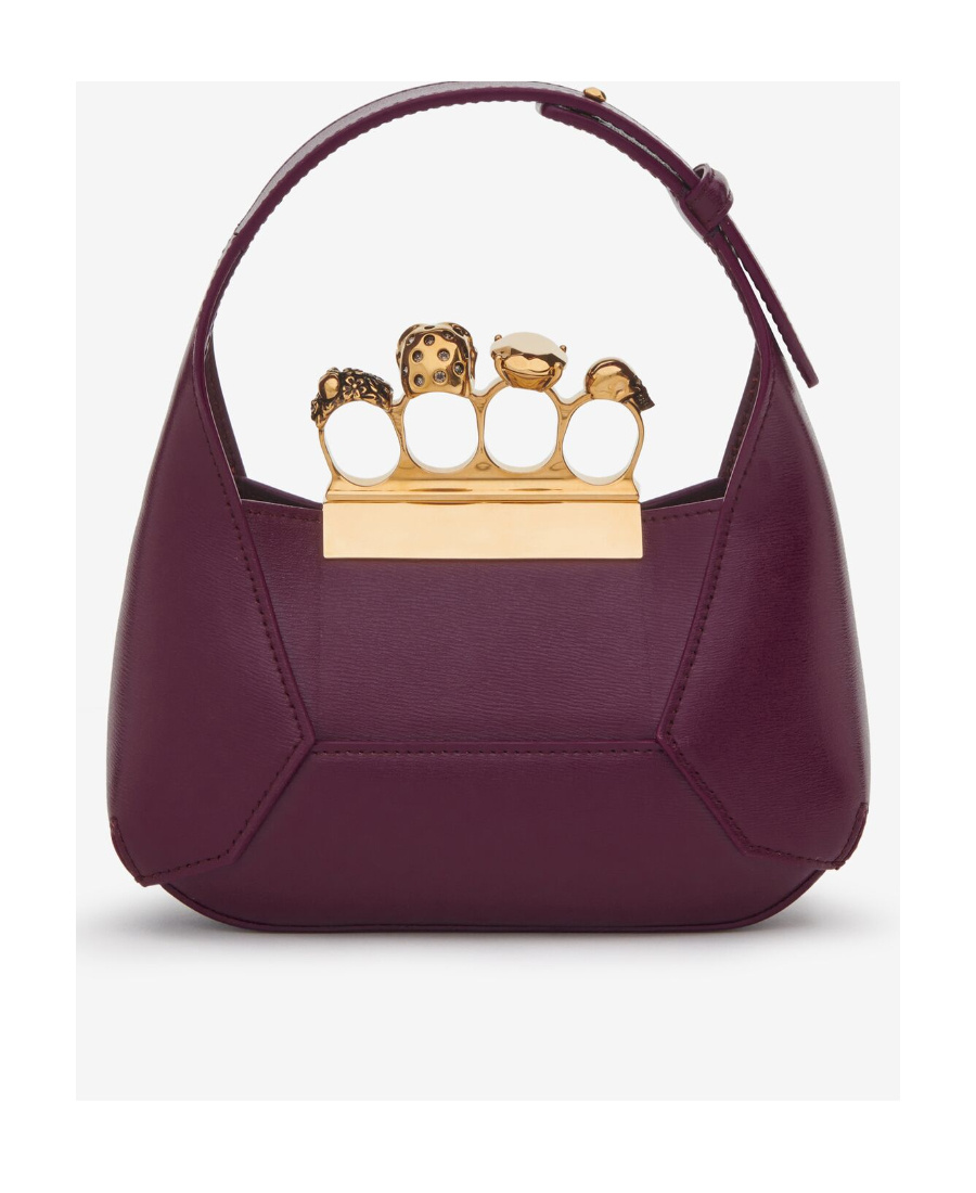 Alexander Mcqueen The Jewelled Leather Mini Bag In Multi