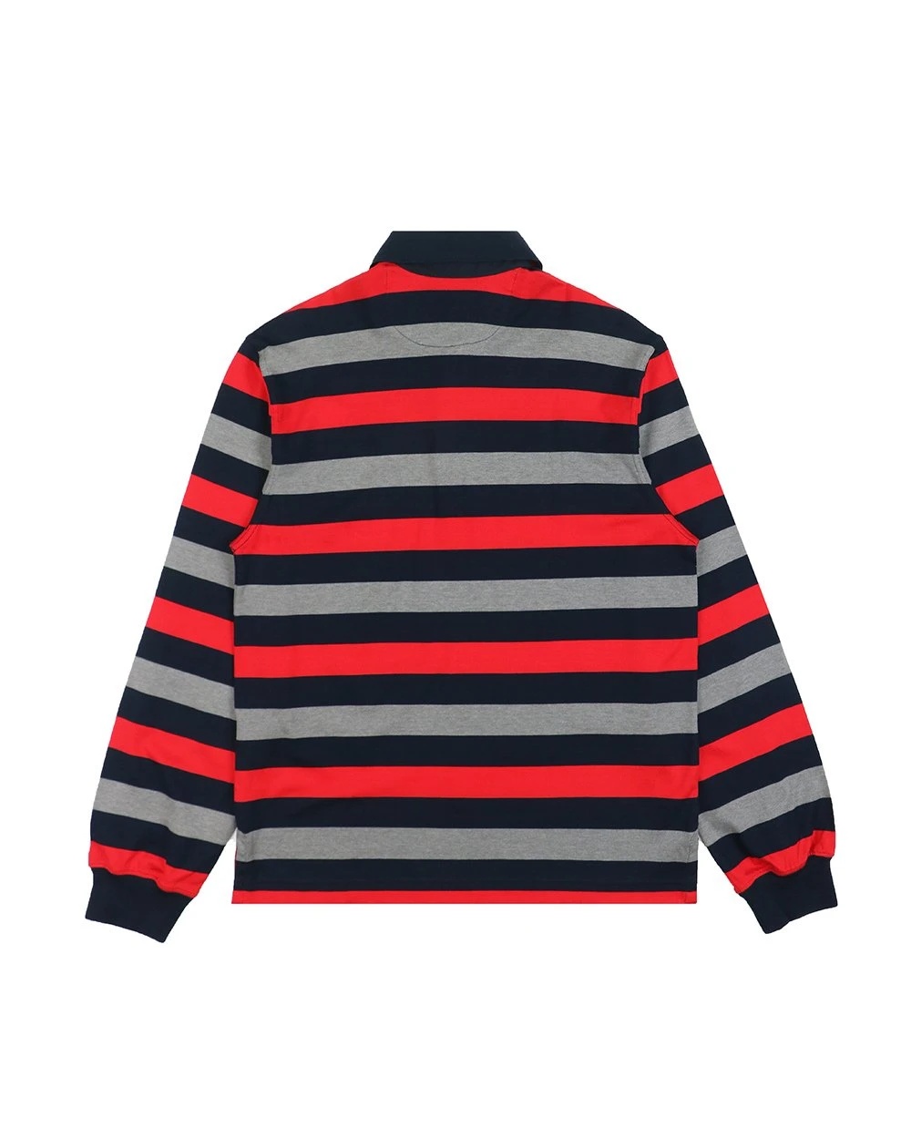 Shop Paul & Shark Striped Polo Shirt In Black