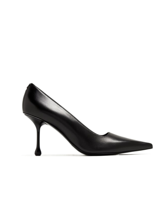 Jimmy Choo Logo High Heels In Black