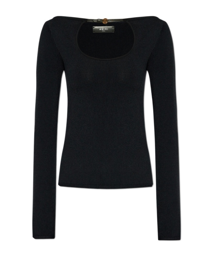Amiri Logo Top In Black
