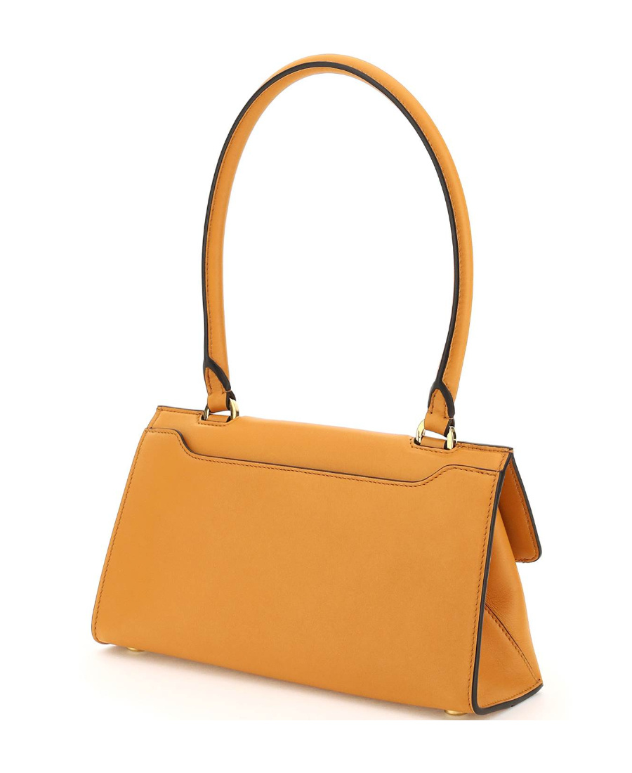 Ferragamo Salvatore Trifolio Long-handle Shoulder Bag In Orange