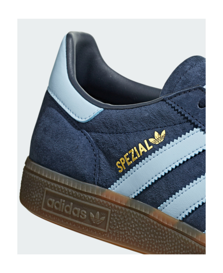 Adidas Originals Adidas Handball Spezial Collegiate Navy, Clear Sky & Gum In Blue