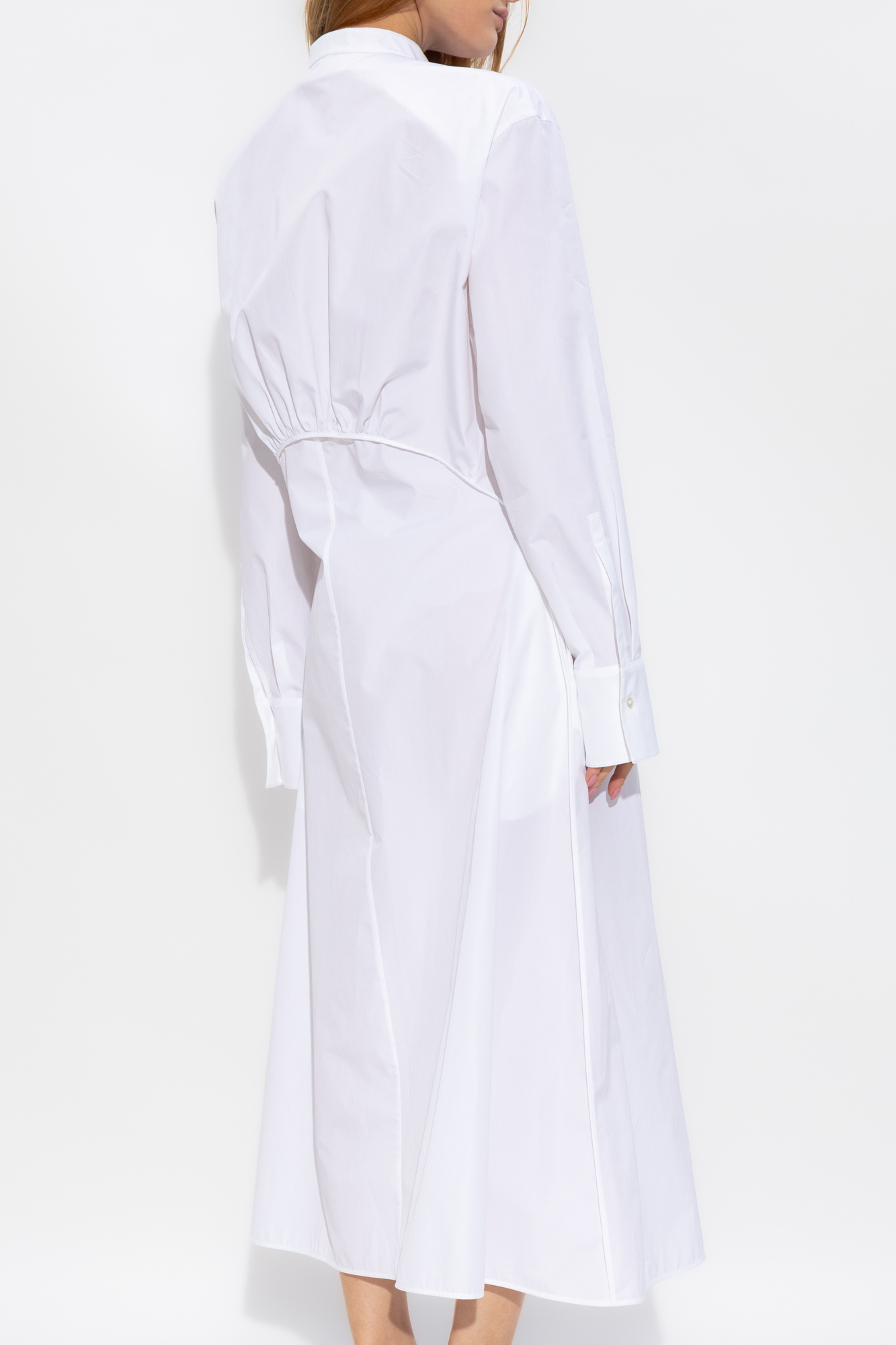 Jil Sander Cotton Shirtdress In White