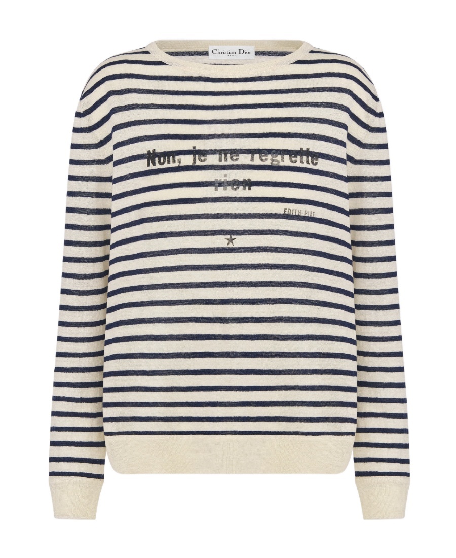 DIOR ROUND-NECK LONG-SLEEVED CASHMERE SWEATER 