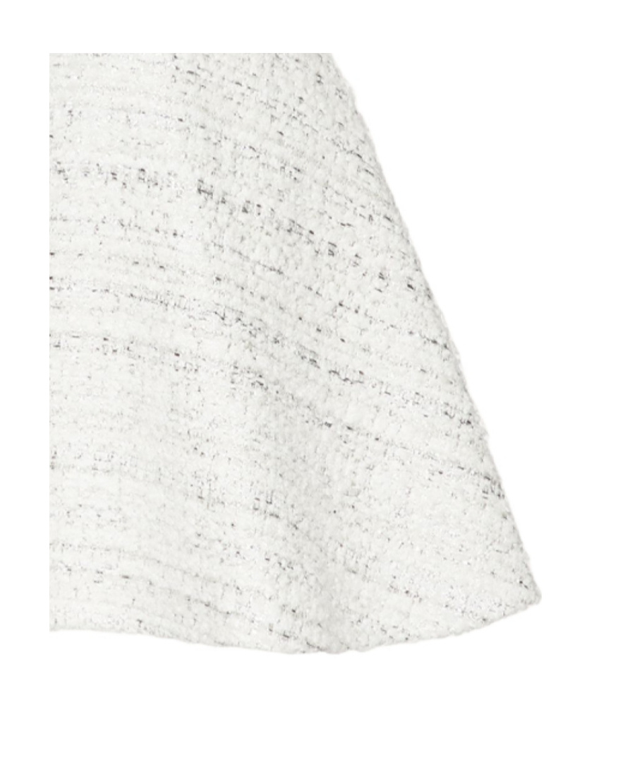 Valentino Emblem Skirt In White