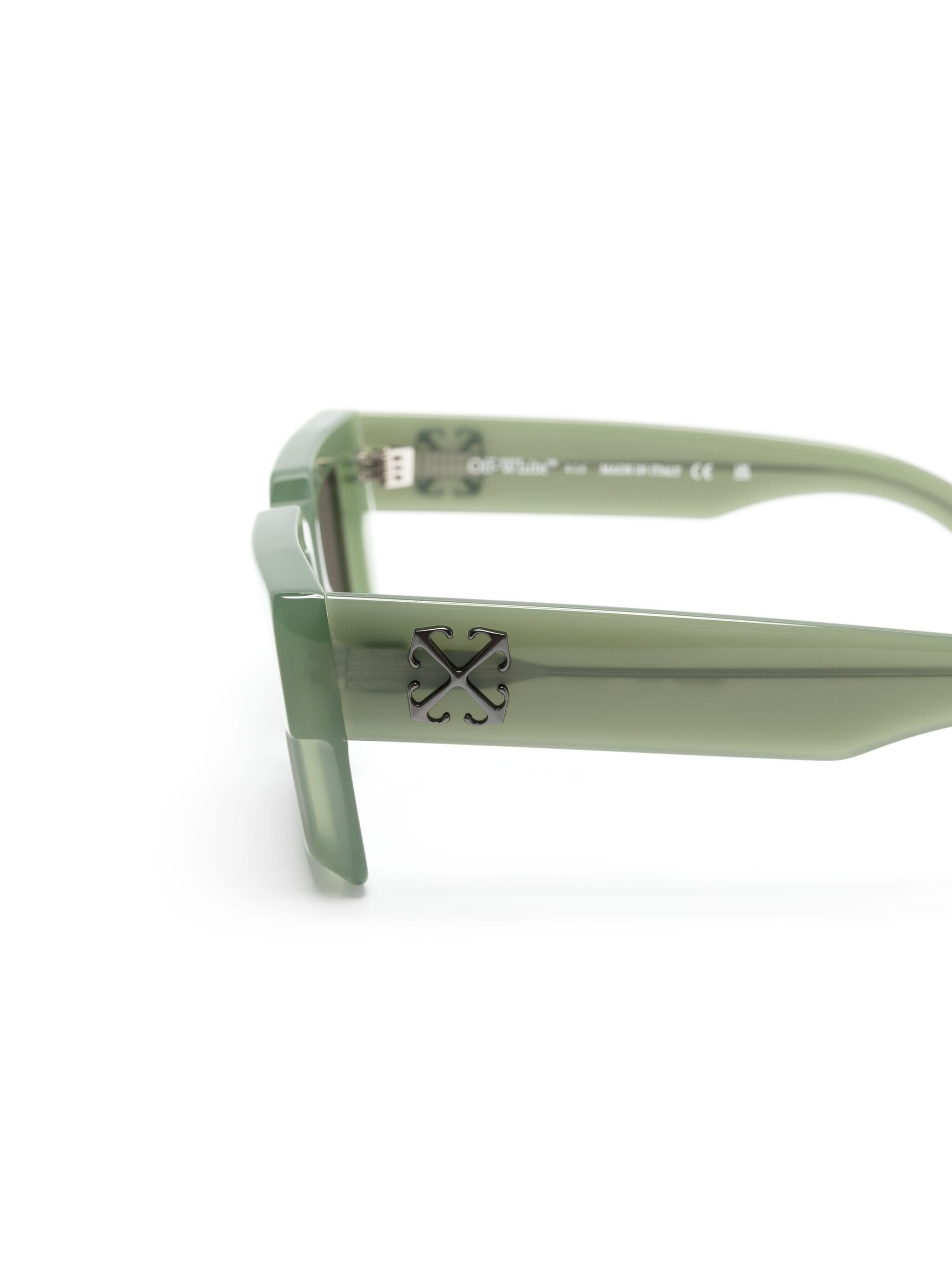 Off-white Moberly Rectangle-frame Sunglasses In Gray