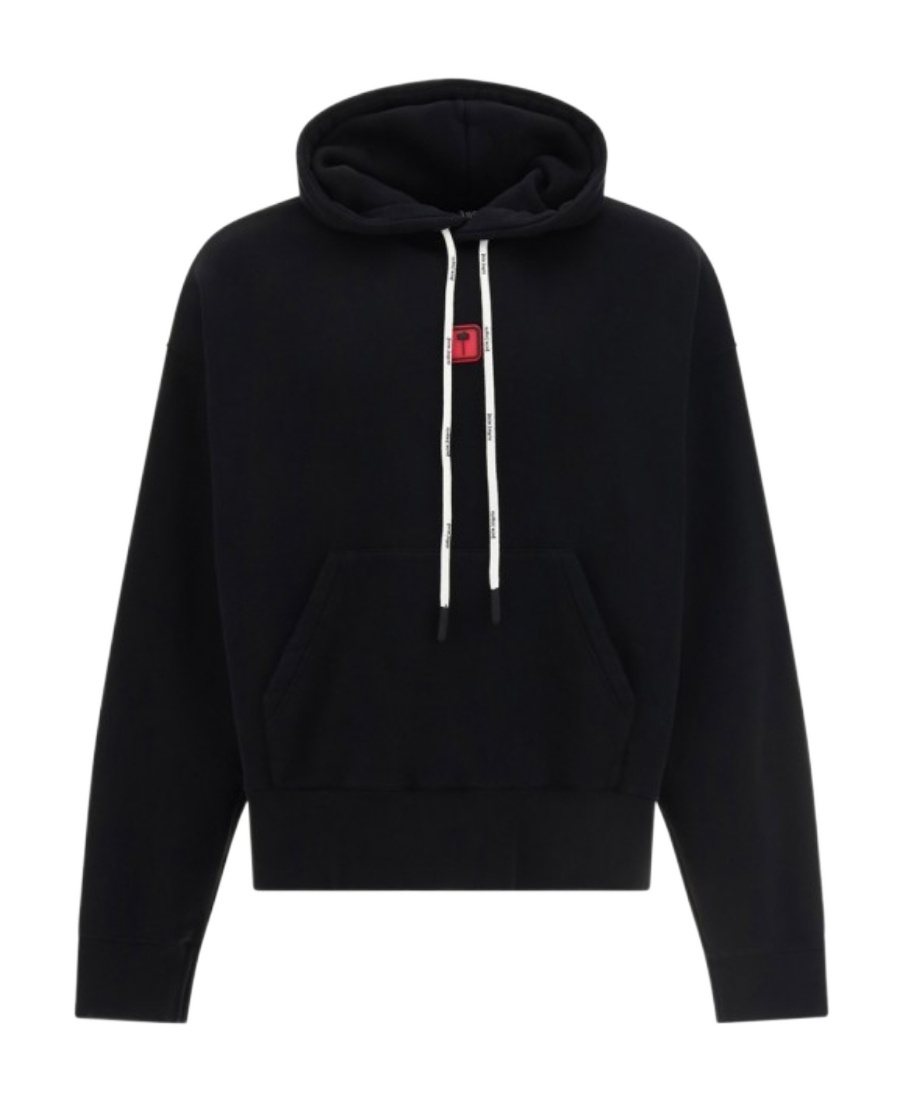 PALM ANGELS PXP LOGO-PATCH HOODIE