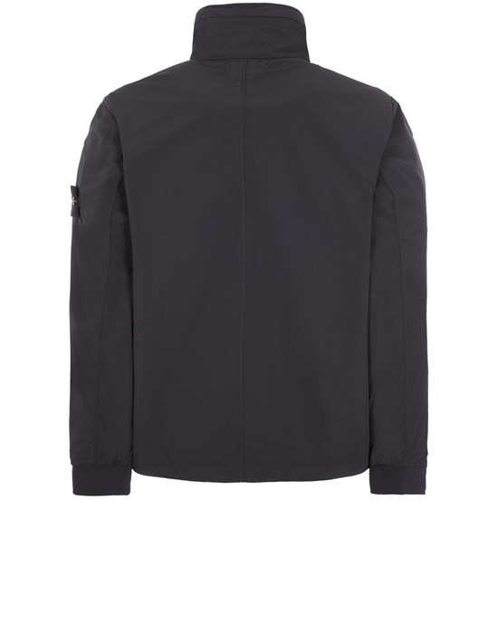 Stone Island Lightweight Jacket Black Polyester In Black