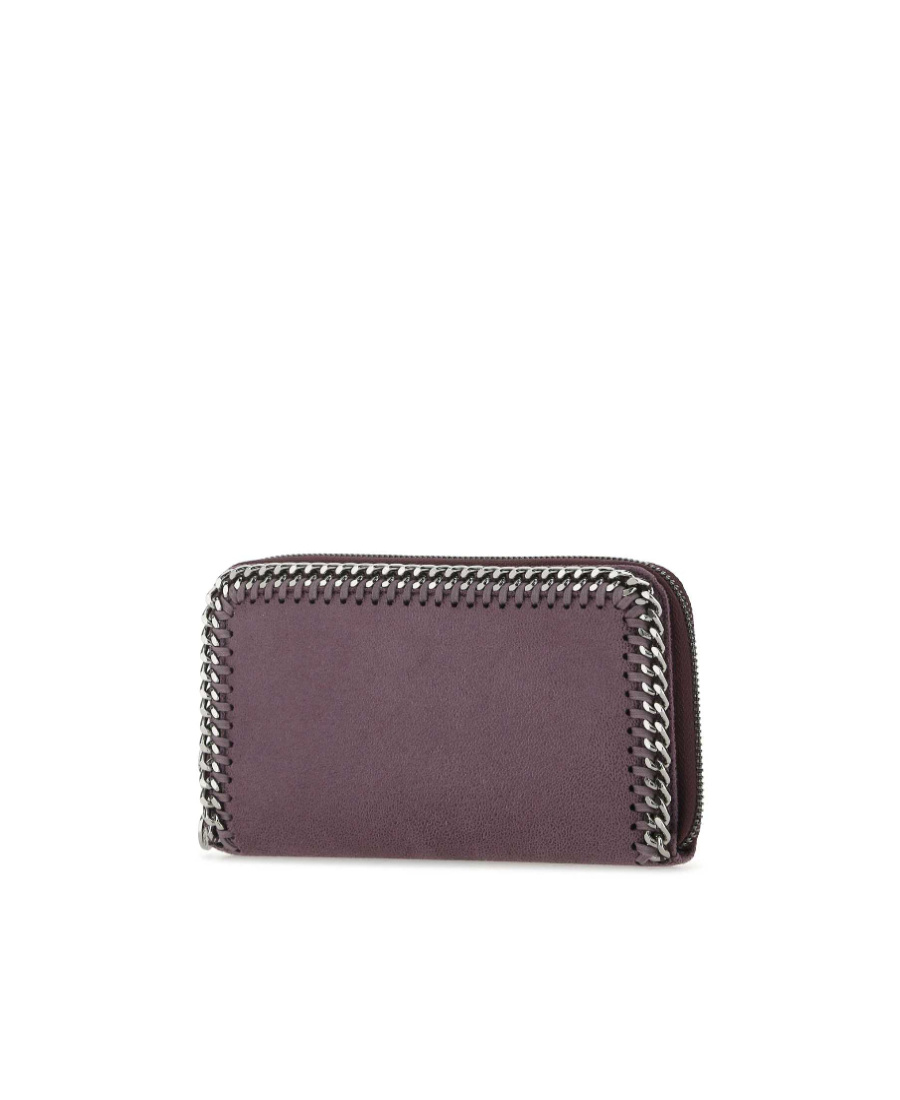 Stella Mccartney Falabella Continental Wallet In Black