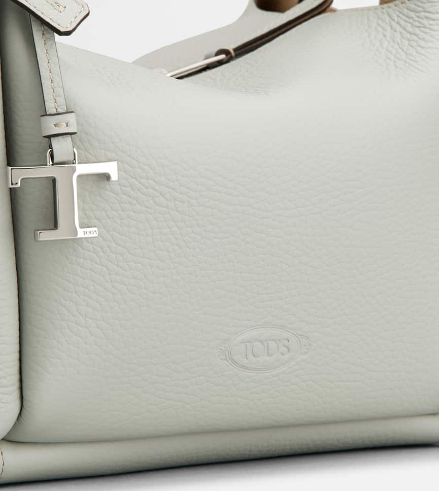 Tod's Mini Bowling Tote Bag In Gray