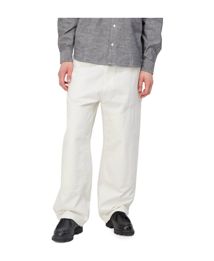 Carhartt Walter Double Knee Tapered Trousers In White