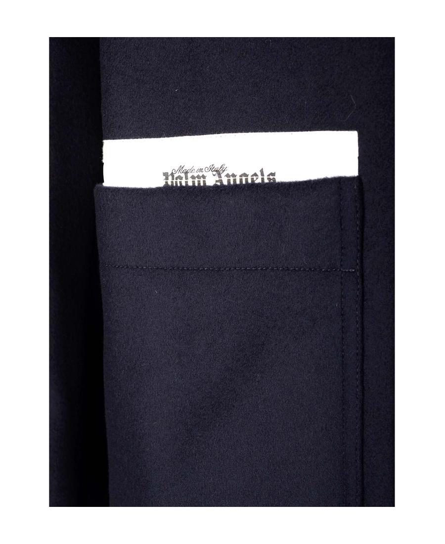 Palm Angels Tailored Coat In Black