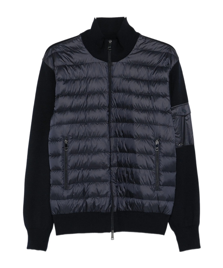 Paul & Shark Wool Sleeve Quilted Jacket Clothing In Blue