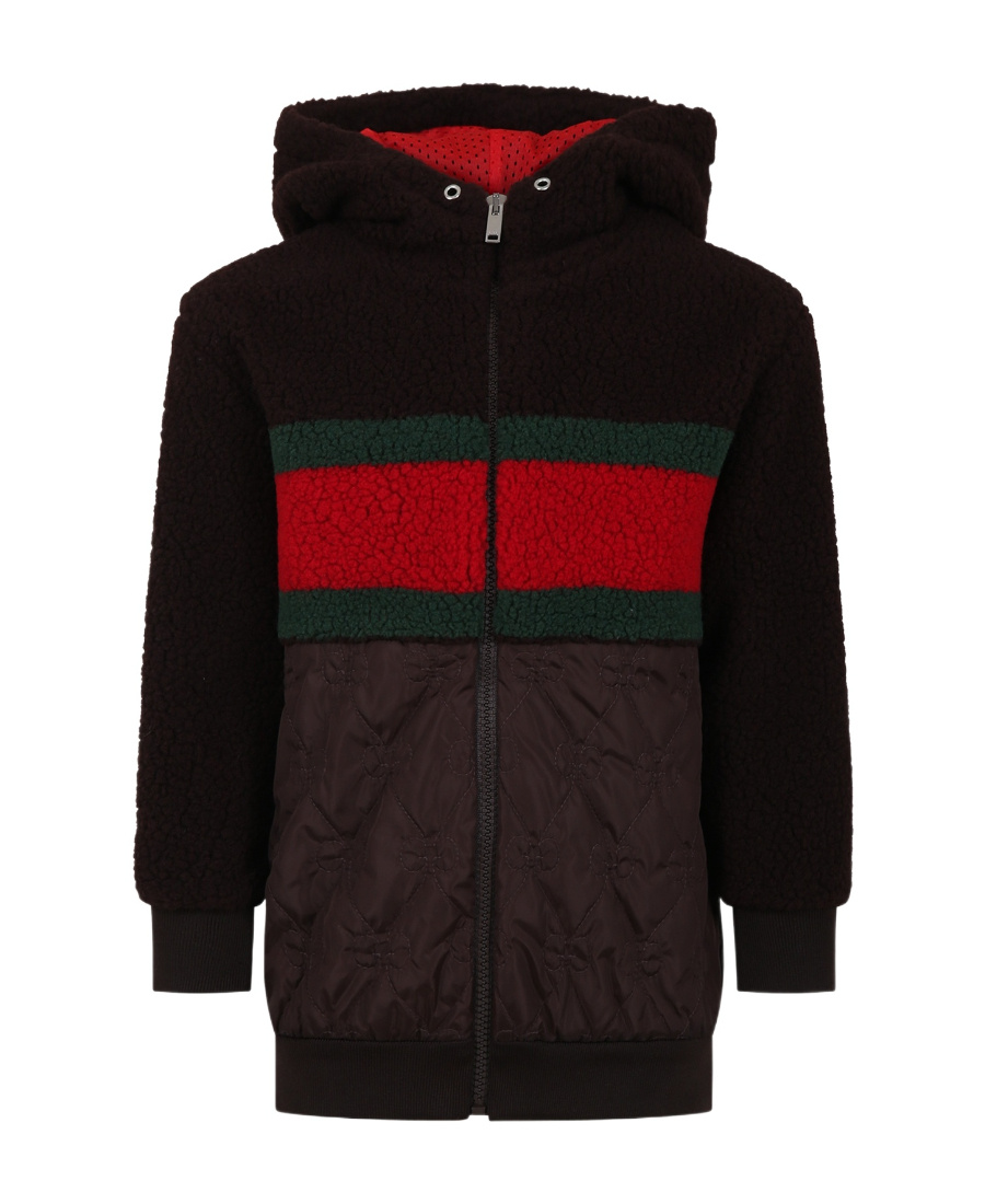 Gucci Interlocking G Hoodie In Black