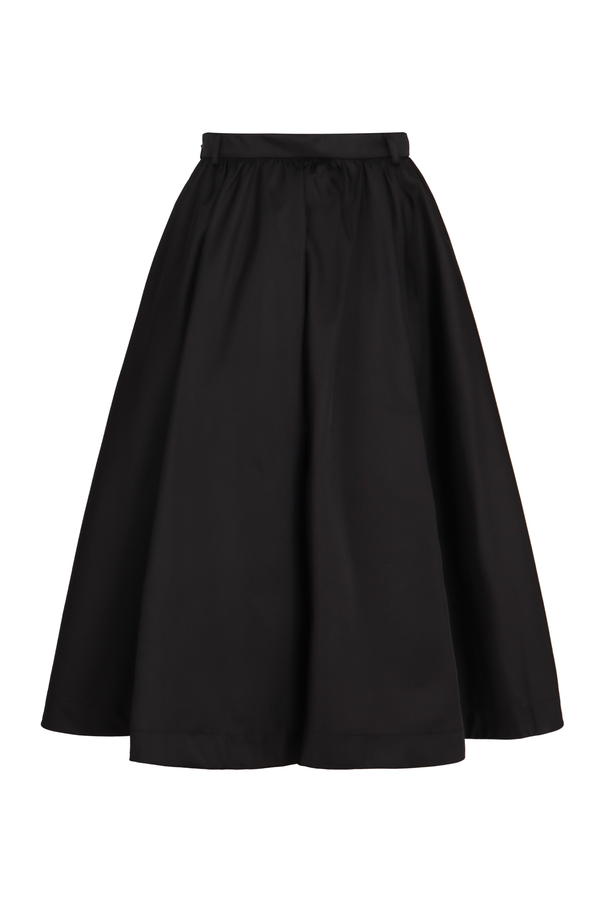 Prada Technical Fabric Skirt In Black