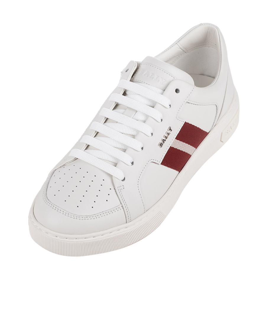 Shop Bally Low-top Sports Shoes With Round Head Logo In White