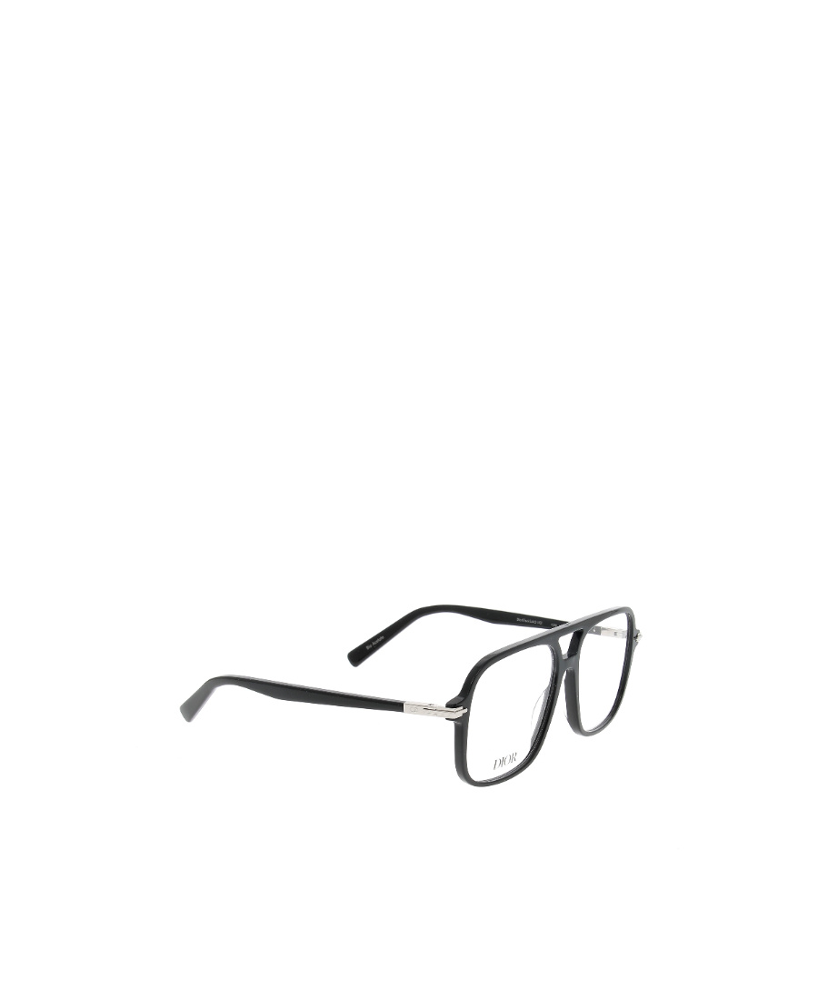 DIOR ENGRAVED-LOGO OVERSIZE-FRAME GLASSES