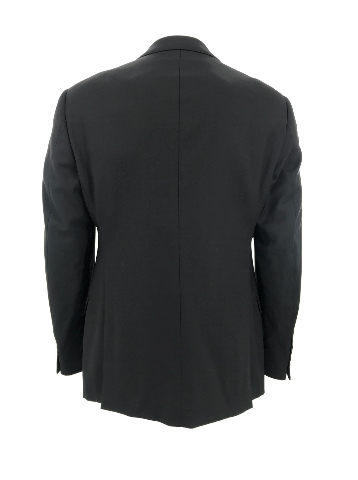 Armani Collezioni Long Sleeved Suit Jacket In Black
