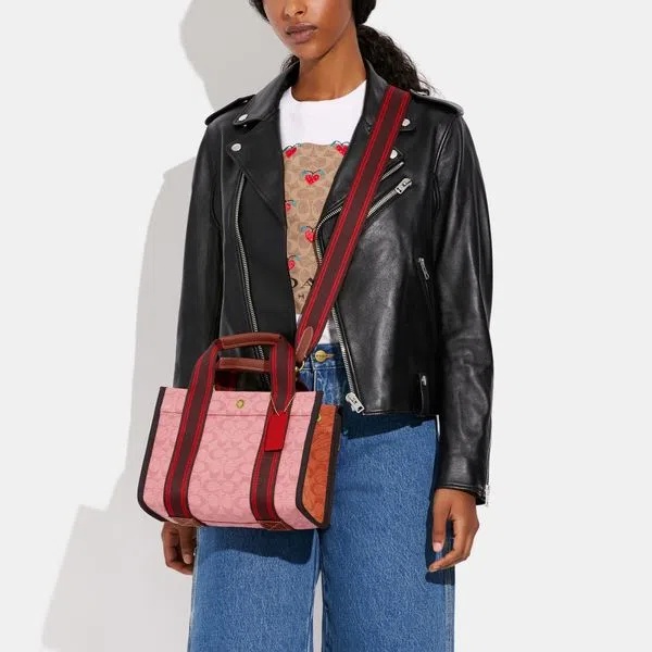 COACH FLIP 27 MONOGRAM TOTE BAG