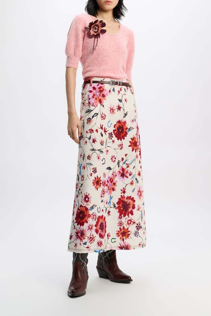 Dorothee Schumacher Cashmere Blend Short Sleeve Knit Top In Pink