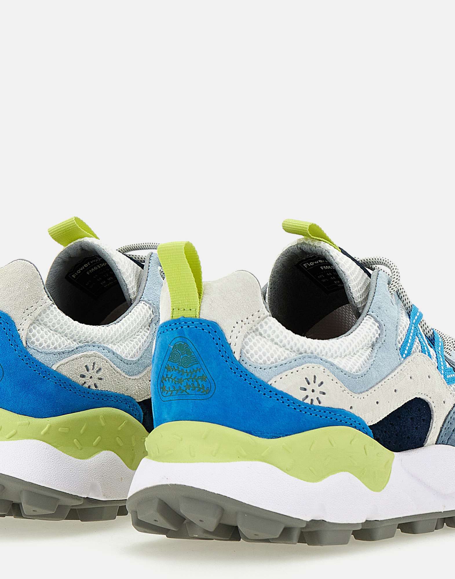 Flower Mountain Laced Sneakers In White