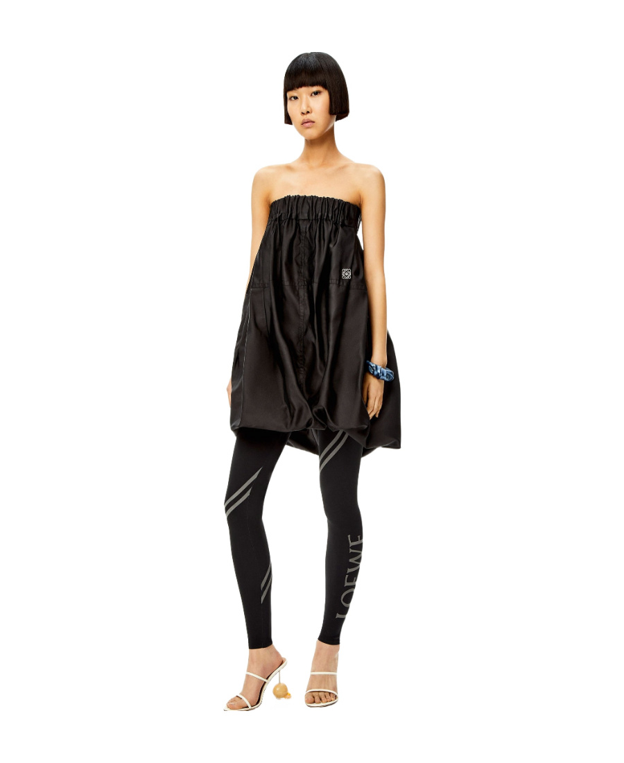 Loewe Corset Mini Dress In Black
