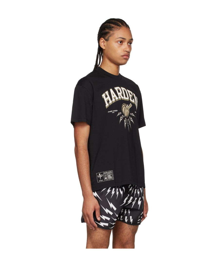 Neil Barrett X James Harden Co-branded Printed T-shirt In Black
