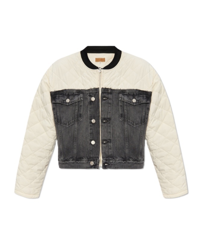 MM6 MAISON MARGIELA PANELLED BOMBER JACKET