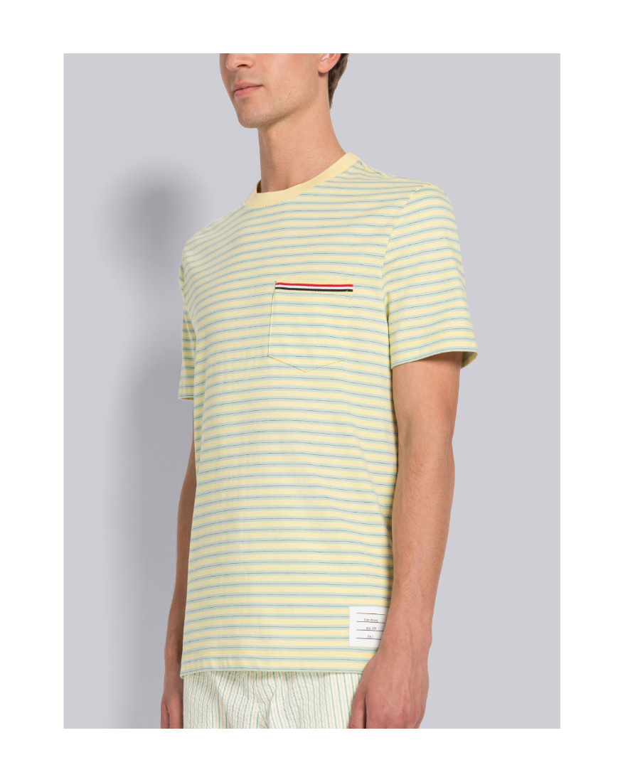 Thom Browne Wen Cotton T-shirts And Polos In Nude
