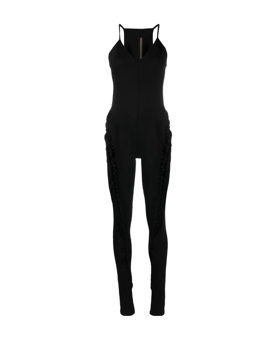 Rick Owens Braided Zephyr Jumpsuit In Black
