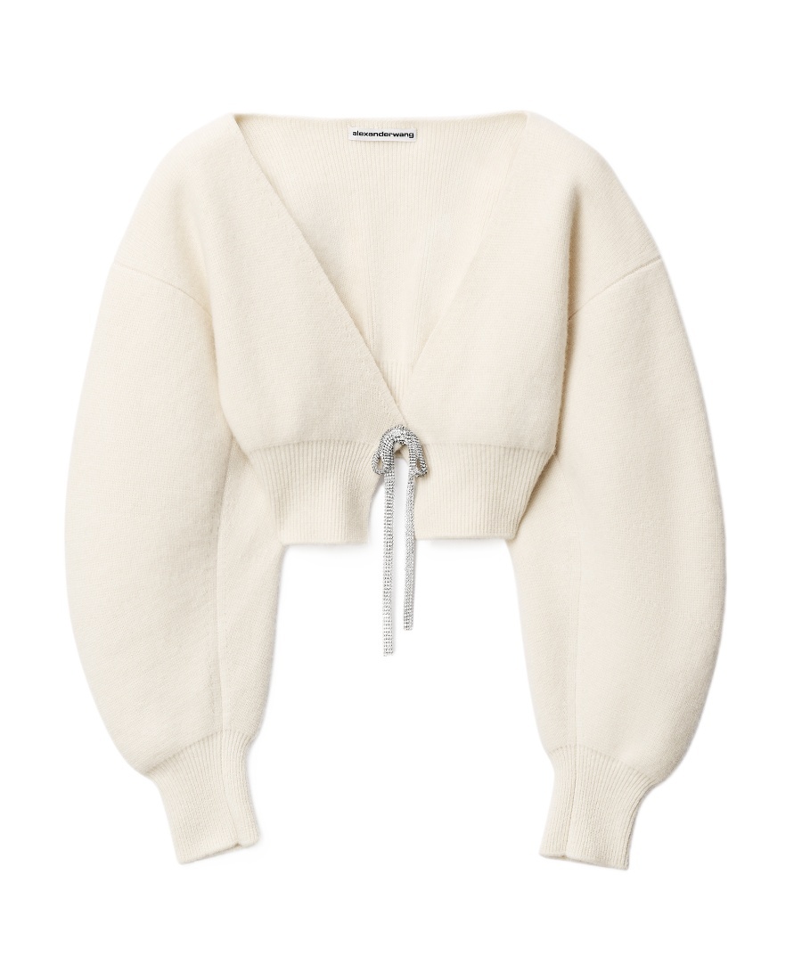Alexander Wang V-neck Cropped Cardigan