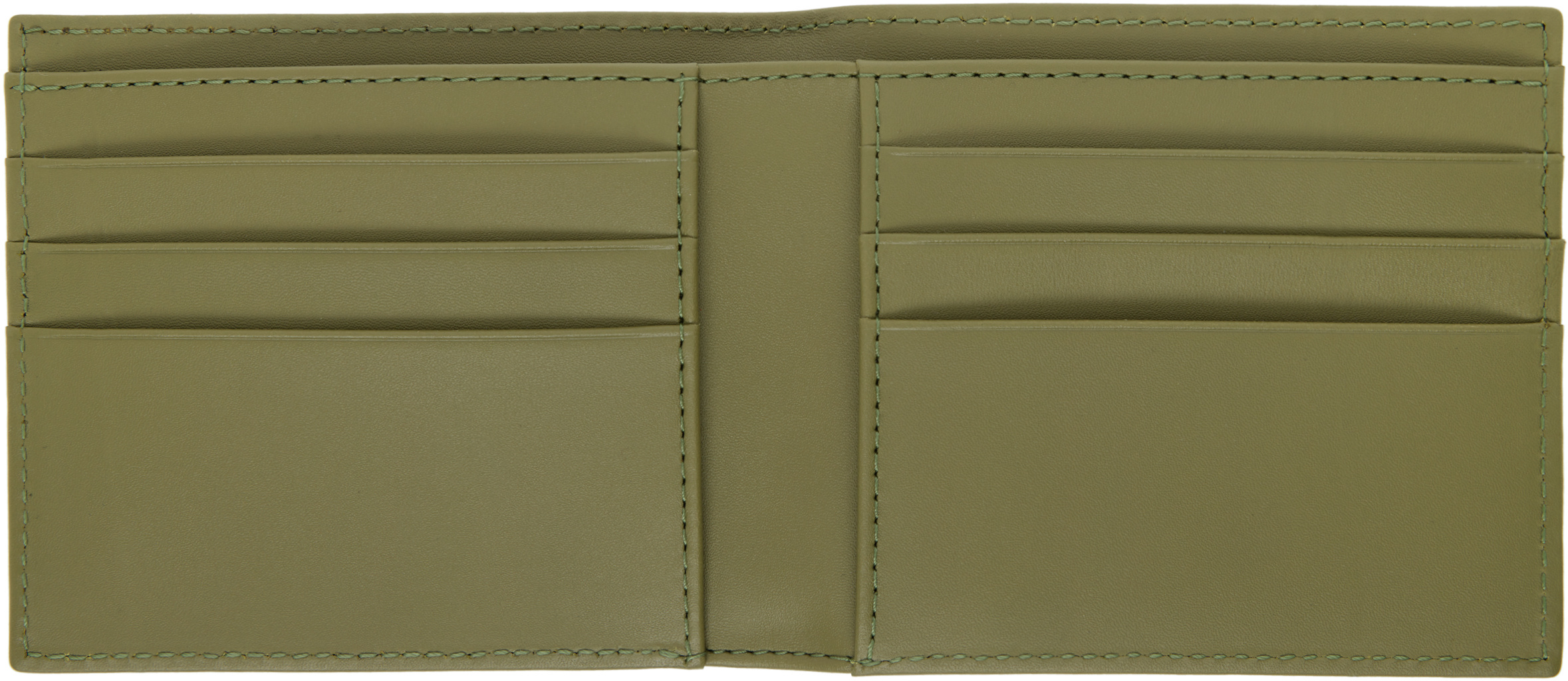 Apc Khaki Josh Coin Wallet In Green