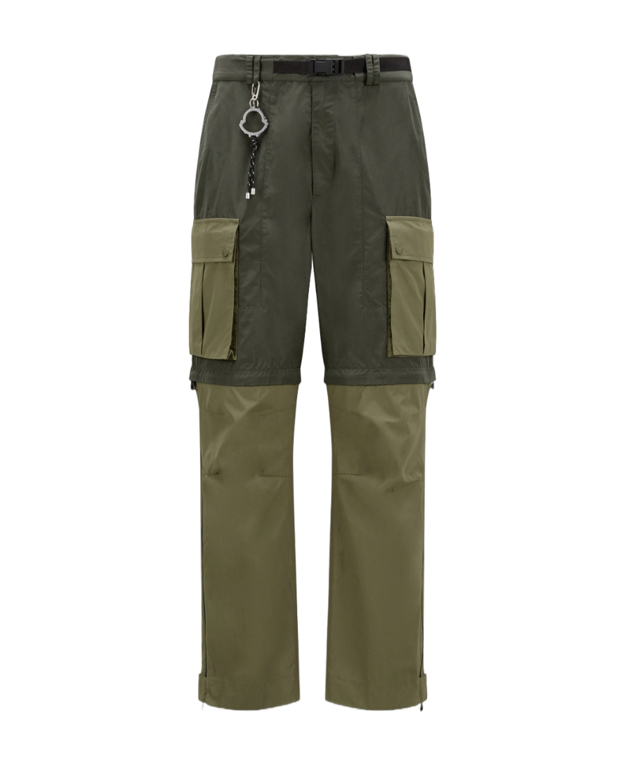 Moncler X Pharrell Williams Panelled Cargo Pants In Green
