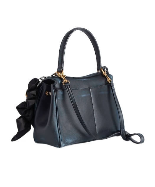 Balenciaga Women's Rodeo Handbag Mini With Charms In Marine Blue