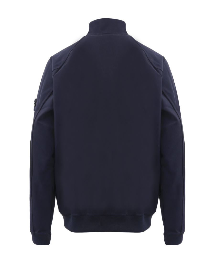 Stone Island Long-sleeved Coat In Blue