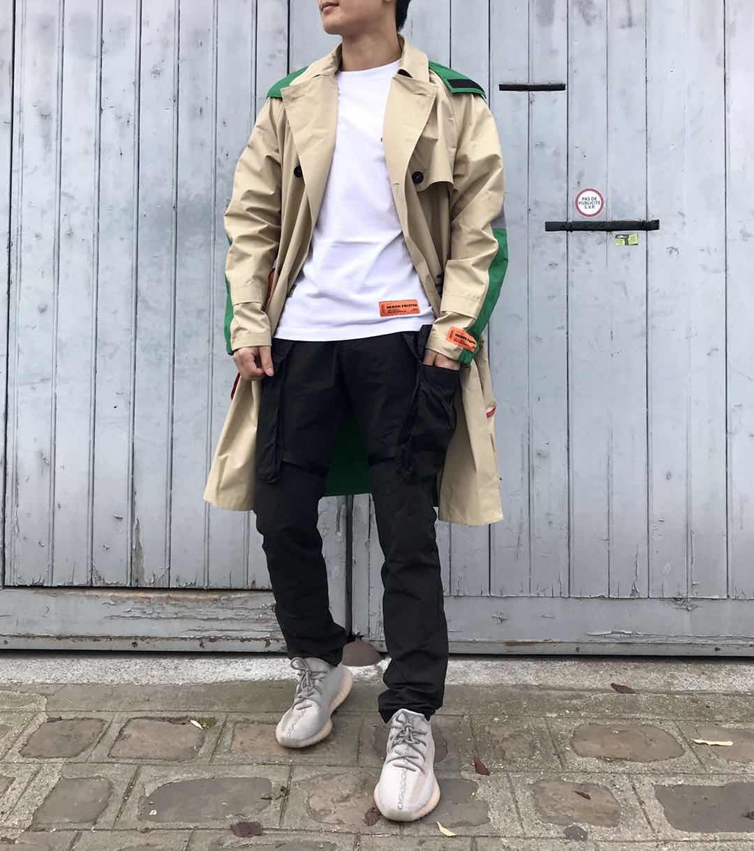 Heron Preston Color Matching Classic Windbreaker In Brown