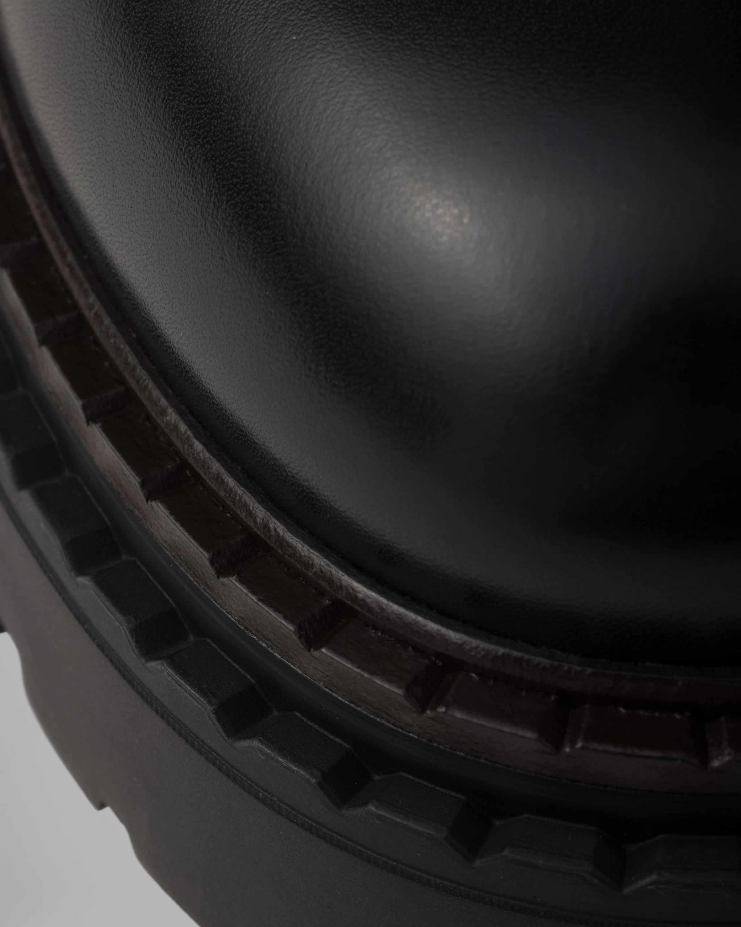 Shop Prada Leather Chelsea Boots In Black